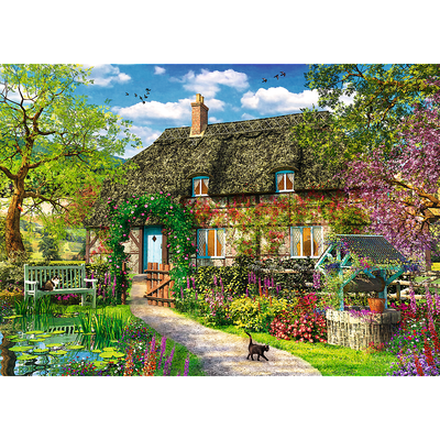 Country Cottage 2000 Piece Jigsaw Puzzle image number 3