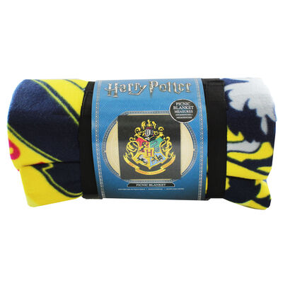 Harry Potter Hogwarts Crest Picnic Blanket From 7.50 GBP | The Works