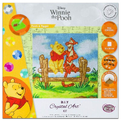 Pooh and Tigger Crystal Art Kit image number 1