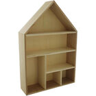 Wooden House Compartment Shelf image number 1