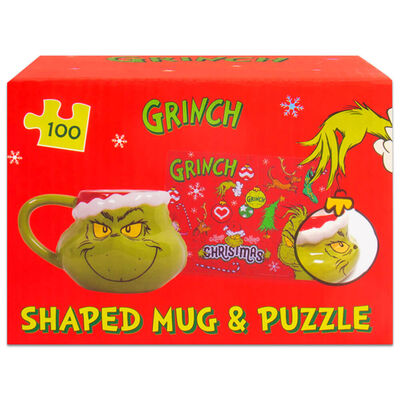 The Grinch Mug and Jigsaw Puzzle Gift Set image number 1