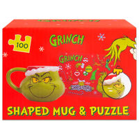 The Grinch Mug and Jigsaw Puzzle Gift Set