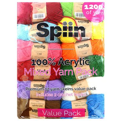 Spiin Premium Yarn Value Set: Pack of 12 image number 1