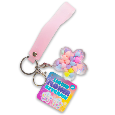 Liquid Flower Keychain: Assorted image number 4
