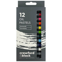 Crawford & Black Oil Pastels Set: Pack of 12