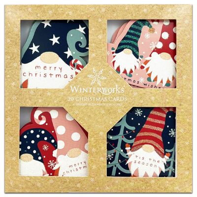 Christmas Gonk Cards: Pack of 20 image number 1