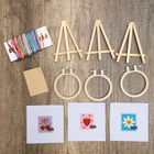 Mini Cross Stitch Kit with Easel: Pack of 3 image number 2