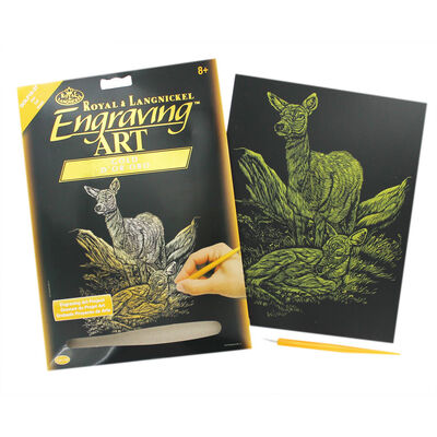 Engraving Art: Deer image number 1