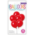 12 Inch Scarlet Red Premium Latex Helium Balloons: Pack of 10 image number 1