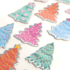 Merry & Bright Foiled Edge Tree Stickers: Pack of 12 image number 2