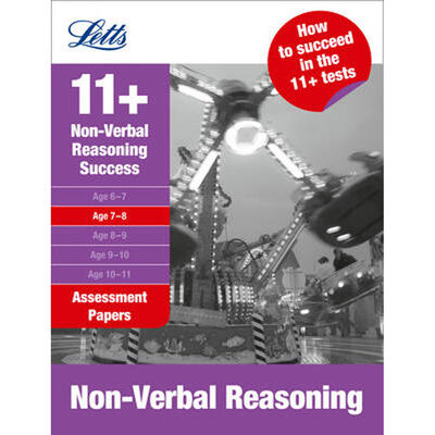 Letts Non-Verbal Reasoning Assessment Papers: Age 7-8 image number 1