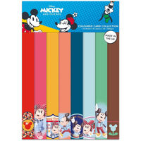 Mickey & Minnie Mouse A4 Coloured Card Collection
