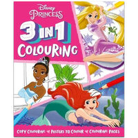 Disney Princess: 3-in-1 Colouring
