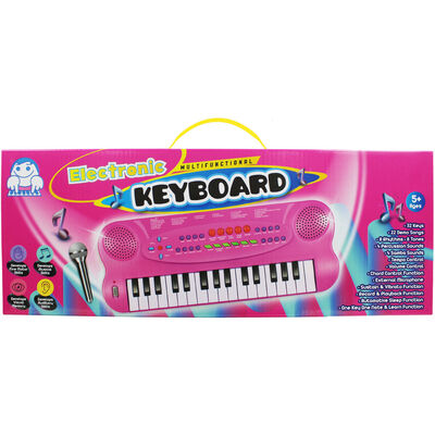 Pink Electronic Keyboard image number 1