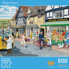 Village Square 500 Piece Jigsaw Puzzle image number 1