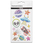 Diamond Outer Space Stickers image number 1