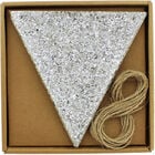 Make Your Own Silver Glitter Bunting image number 1