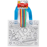 Colour Your Own Space Bag: Pack of 12