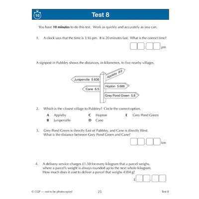 11+ CEM 10-Minute Tests Maths Word Problems: Ages 10-11 image number 2