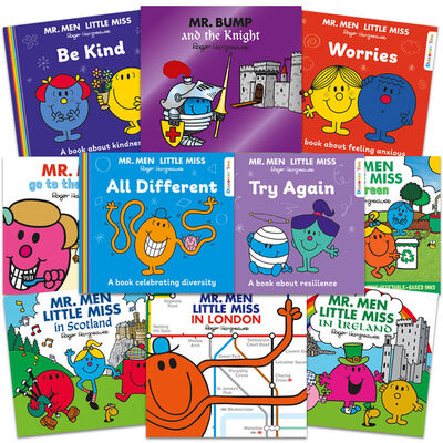 Mr. Men, Little Miss: 10 Kids Picture Books Bundle image number 1