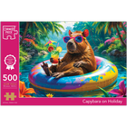Capybara on Holiday 500 Piece Jigsaw Puzzle image number 1