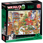 Wasgij Christmas Puzzle 13 Turkey’s Delight! 500 Piece Jigsaw Puzzle image number 1