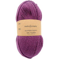 Super Soft DK Yarn: Deep Plum 100g