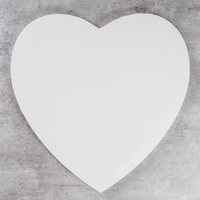 Crawford & Black Heart 40cm Stretched Canvas