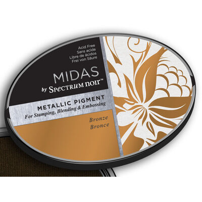 Midas by Spectrum Noir Metallic Pigment Inkpad - Bronze image number 4