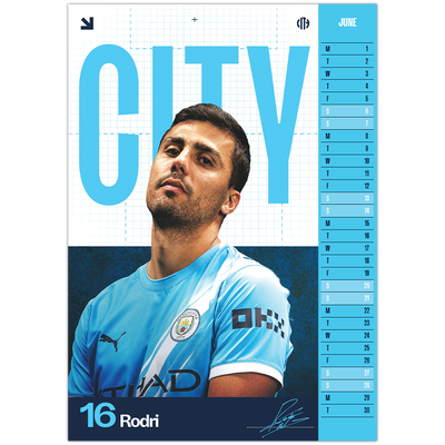 Manchester FC 2026 A3 Calendar image number 2