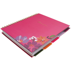 Flowers A4 Hardcover Wiro Notebook image number 3