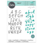 Sizzix Alphabet Thinlits Die Set: Pack of 2 image number 1