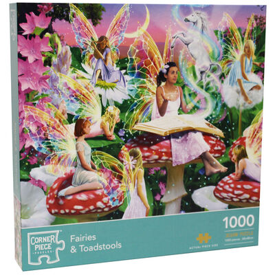 Fairies and Toadstools 1000 Piece Jigsaw Puzzle image number 1