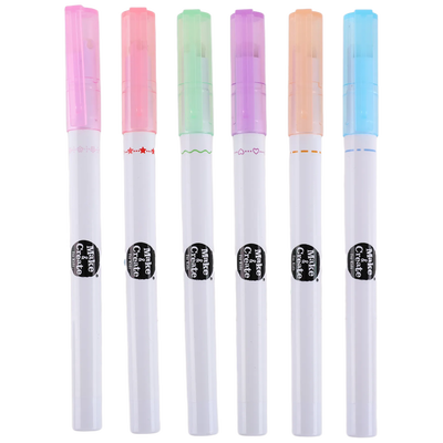 Roller Pattern Pens: Pack of 6 image number 2