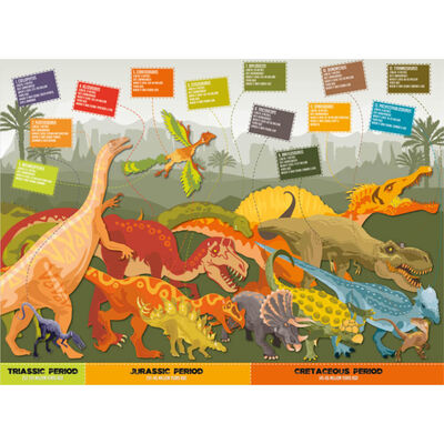 Dinosaur Discovery 300 Piece Jigsaw Puzzle image number 2