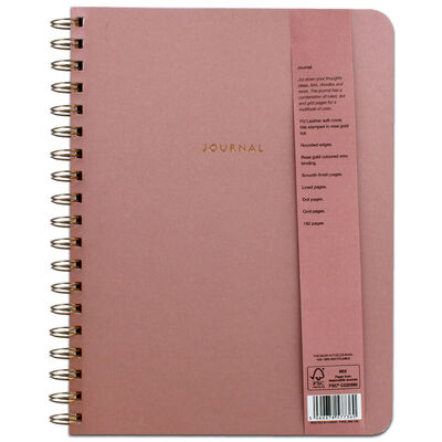 Faux Leather Wiro Journal Notebook image number 1