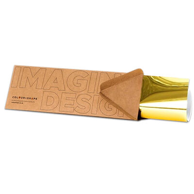 Colour & Shape Heat Transfer Vinyl: Metallic Gold image number 1