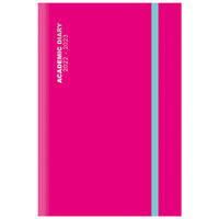 A4 Pink Contrast 2022-2023 Day a Page Academic Diary