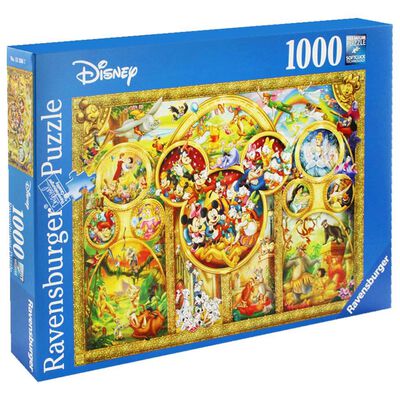 Disney Villains 1000 Piece and The Best Disney Themes 1000 Piece Jigsaw Puzzles with Portapuzzle Standard Jigsaw Accessory Bundle image number 2