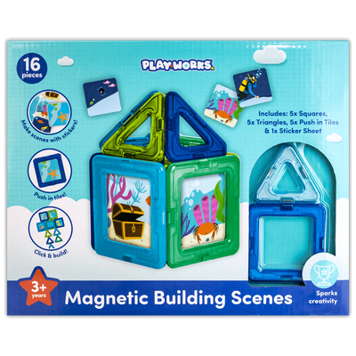PlayWorks Magnetic Building Scenes: Assorted image number 5