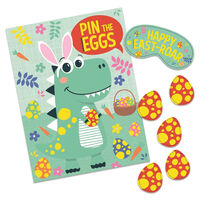 Dex the Dino Easter Pin the Egg Game