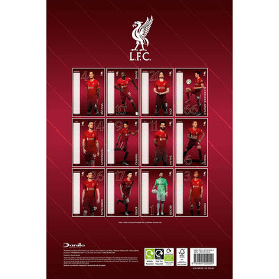 A3 Official Liverpool FC 2022 Calendar image number 3
