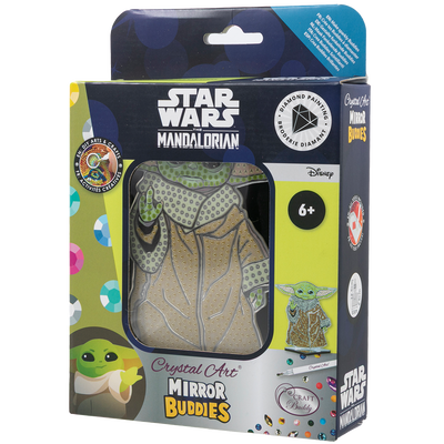 Grogu Crystal Art Mirror Buddies Kit image number 1
