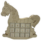 Wooden Rocking Horse Advent Calendar image number 1