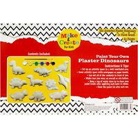 Paint Your Own Plaster Dinosaurs