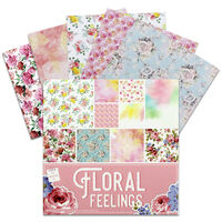 Floral Feelings Design Pad: 6” x 6”