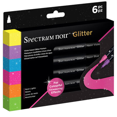 Spectrum Noir Glitter Markers: Neon Lights image number 2