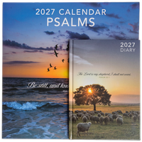 Psalms Square Calendar and A5 Diary Set 2027