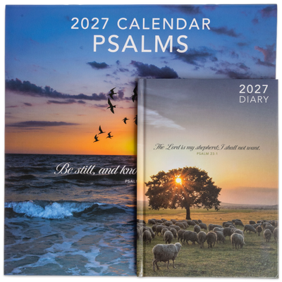 Psalms Square Calendar and A5 Diary Set 2027 image number 1