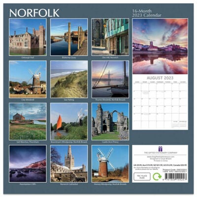 Norfolk 2023 Square Calendar image number 3